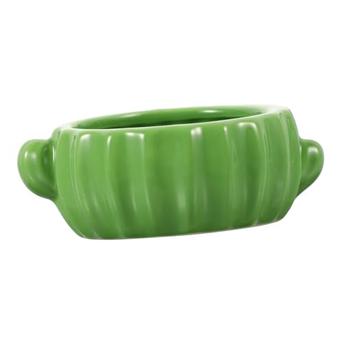 VANZACK Keramik Hamsternapf Cactus Design Futter und Trinkschale für Kleintiere Chinchilla Zubehör Leicht zu Reinigen Langlebig Sicher für Käfige VANZACK Keramik Hamsternapf Cactus Design Futter und Trinkschale für Kleintiere Chinchilla Zubehör Leicht zu Reinigen Langlebig Sicher für Käfige von VANZACK