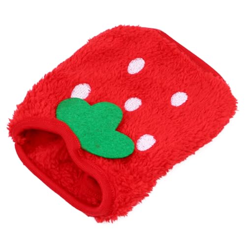 VANZACK Kleidung für Haustierkaninchen hasenkostüme Bunny Costume Haustierkleidung für Fotoshootings Schweine Hamster -Kauspielzeug Nest kleine hundekleidung Weste für kleine Haustiere rot von VANZACK