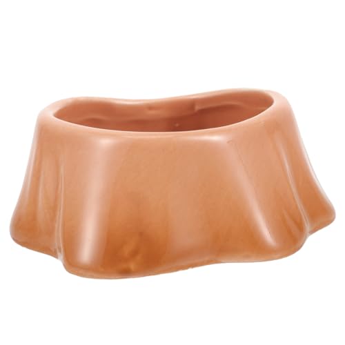 VANZACK Hamsterfutternapf Aus Keramik Und Sicher Für Meerschweinchen Und Ratten Leicht Zu Reinigen Verhindert Umkippen von VANZACK