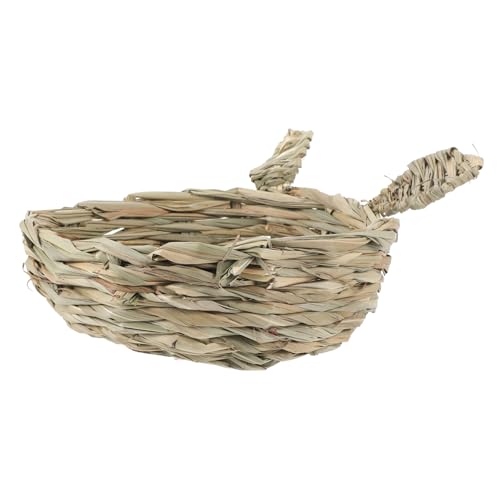 VANZACK Woven Mat Nest Für Kleintiere Handgemachtes Hamster Und Meerschweinchen-Bett Langlebiges Kauspielzeug Zur Zahnpflege Und Freizeitgestaltung Für Chinchillas Und Nager VANZACK Woven Mat Nest Für Kleintiere Handgemachtes Hamster Und Meerschweinchen-Bett Langlebiges Kauspielzeug Zur Zahnpflege Und Freizeitgestaltung Für Chinchillas Und Nager von VANZACK