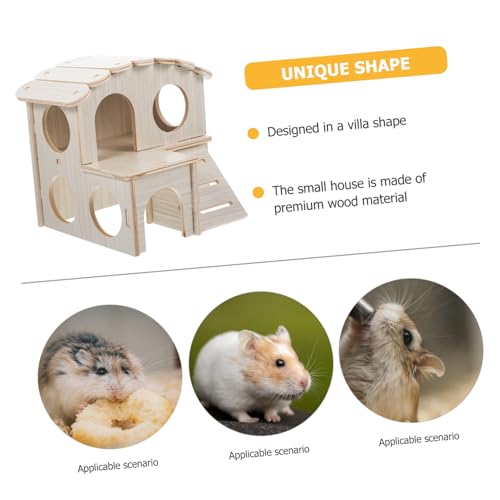 VANZACK Kleintier Holzhaus für Hamster und Meerschweinchen Langlebiges Sicheres Versteck und Schlafplatz Wetterfestes Nagerhaus Geeignet für Kaninchen und Kleine Haustiere im Gehege VANZACK Kleintier Holzhaus für Hamster und Meerschweinchen Langlebiges Sicheres Versteck und Schlafplatz Wetterfestes Nagerhaus Geeignet für Kaninchen und Kleine Haustiere im Gehege von VANZACK