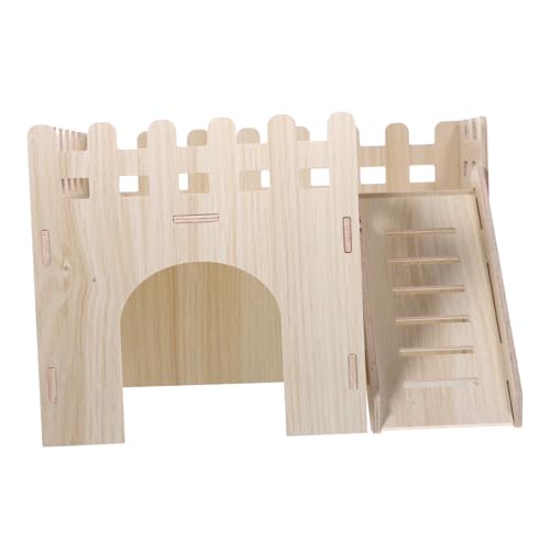 VANZACK Kleintier Holzversteck mit Sicherem Rückzugsort Stabiles Hamsterhaus für Meerschweinchen Igel Zwerghasen Natürliche Spielvilla für Drinnen Langlebiges Mehrkammeriges Nest VANZACK Kleintier Holzversteck mit Sicherem Rückzugsort Stabiles Hamsterhaus für Meerschweinchen Igel Zwerghasen Natürliche Spielvilla für Drinnen Langlebiges Mehrkammeriges Nest von VANZACK