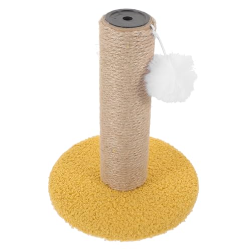VANZACK Katzenkratzbaum Mit Hängeball Stabiler Kratzbaum Für Kätzchen Rutschfestes Design Langlebiges Material Für Katzenbeschäftigung Und Krallenpflege Hellgelber Polster VANZACK Katzenkratzbaum Mit Hängeball Stabiler Kratzbaum Für Kätzchen Rutschfestes Design Langlebiges Material Für Katzenbeschäftigung Und Krallenpflege Hellgelber Polster von VANZACK