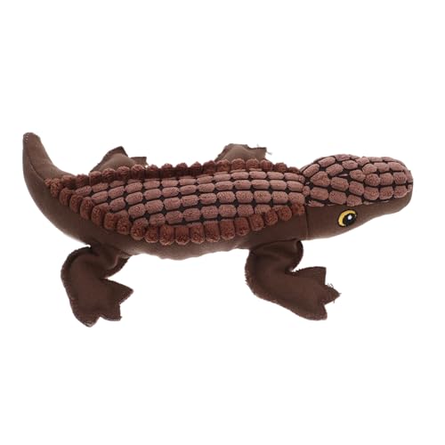 VANZACK Klingendes Krokodilspielzeug quietschende spielzeuge für welpen Quietschendes Kauspielzeug für Hunde gefüllter Alligator Hundespielzeug quietscht Stofftiere Plüsch Kaffee VANZACK Klingendes Krokodilspielzeug quietschende spielzeuge für welpen Quietschendes Kauspielzeug für Hunde gefüllter Alligator Hundespielzeug quietscht Stofftiere Plüsch Kaffee von VANZACK