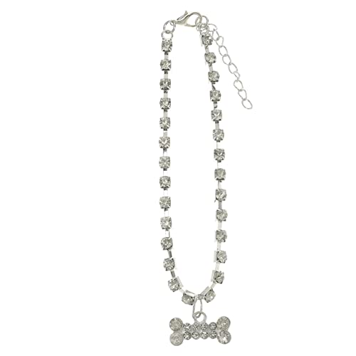 VANZACK Knochenhalskette Hundehalsband Halsband Haustierhalsband Anhänger Verstellbare Haustierhalskette Hundekette Halskette Welpenhalskette Haustierhalsketten Hundehalskette Für VANZACK Knochenhalskette Hundehalsband Halsband Haustierhalsband Anhänger Verstellbare Haustierhalskette Hundekette Halskette Welpenhalskette Haustierhalsketten Hundehalskette Für von VANZACK