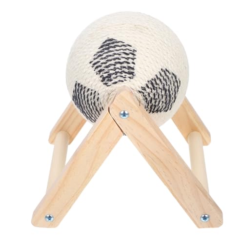 VANZACK Kratzball aus Natürlichem Sisal für Katzen Robuster Kratzball für Indoor Spiel und Krallenpflege Fördert Aktivität und Schützt Möbel Kleiner Förmiger Katzenkratzball aus Holz VANZACK Kratzball aus Natürlichem Sisal für Katzen Robuster Kratzball für Indoor Spiel und Krallenpflege Fördert Aktivität und Schützt Möbel Kleiner Förmiger Katzenkratzball aus Holz von VANZACK