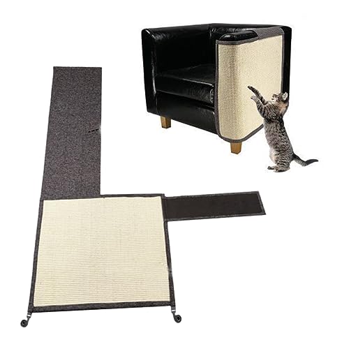 VANZACK Kratzmatte Für Katzen – Kratzschutz Für Sofa Und Möbel 140 X 60 cm Dunkle Sisalmatte Rechte Seite Katzenspielzeug VANZACK Kratzmatte Für Katzen – Kratzschutz Für Sofa Und Möbel 140 X 60 cm Dunkle Sisalmatte Rechte Seite Katzenspielzeug von VANZACK