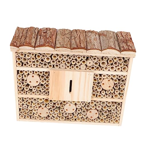 VANZACK Gartendekoration Aus Holz Insektenhaus-hüttenornament Schmetterlinge Hütte Für Gartenhof von VANZACK