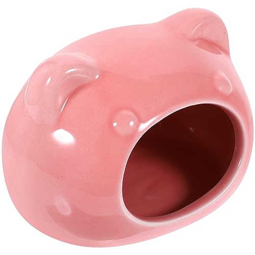 VANZACK Keramik Hamster Haus Als Schlaf Nest Und Versteck Für Kleine Haustiere Natürliches Und Sicheres Material Für Hamsterkäfige von VANZACK