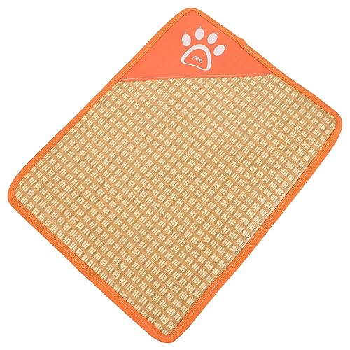 VANZACK Kühlmatte für Haustiere Selbstkühlende Pet Mat für Hunde und Katzen Orange S Atmungsaktiv Leicht für Sommer eine Angenehme Schlafumgebung VANZACK Kühlmatte für Haustiere Selbstkühlende Pet Mat für Hunde und Katzen Orange S Atmungsaktiv Leicht für Sommer eine Angenehme Schlafumgebung von VANZACK