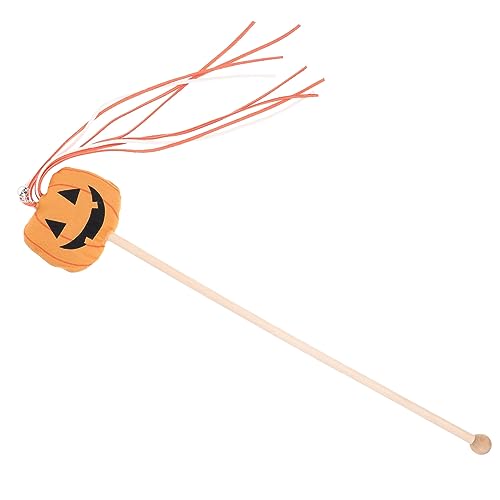 VANZACK Halloween Katzen Teaser Spielzeug Mit Kürbis-Design Interaktive Spielangel Für Katzen Für Fördert Die Bindung Und Langsam Und VANZACK Halloween Katzen Teaser Spielzeug Mit Kürbis-Design Interaktive Spielangel Für Katzen Für Fördert Die Bindung Und Langsam Und von VANZACK