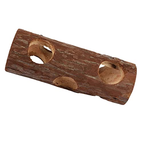 VANZACK Massive Holzpfeifenspielzeug Hamster hamsterspielzeug Holzröhre für Hamster holzrohr drinnen Meerschweinchen Röhre Meerschweinchen verbirgt Sich Meerschweinchen von VANZACK