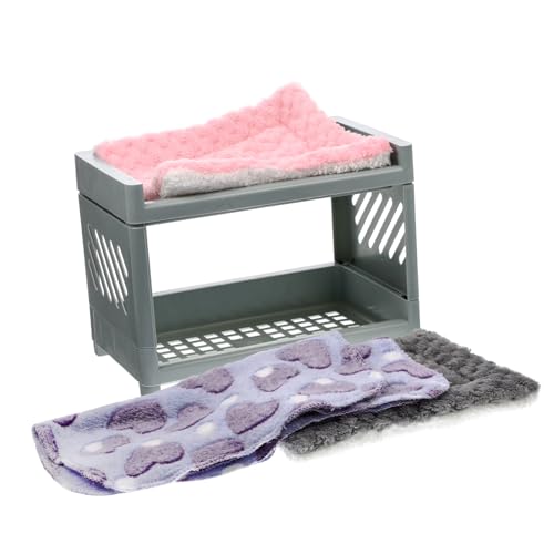 VANZACK Meerschweinchen-Etagenbett, Hamsterversteck Mehrzweck-Kunststoff-Haustierzubehör, zufällige Farbe VANZACK Meerschweinchen-Etagenbett, Hamsterversteck Mehrzweck-Kunststoff-Haustierzubehör, zufällige Farbe von VANZACK