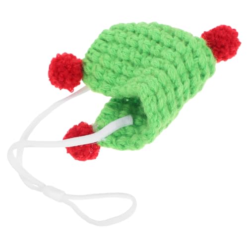 VANZACK Meerschweinchenmütze Süße Kleine Mini Mütze Für Kleintiere Mini Hamstermützen Kleidung Für Kleintiere Strickmützen Weihnachtskostüm Für Kleintiere Hamsterzubehör von VANZACK