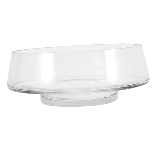 VANZACK Moosterrarium Schale Vase großes Fischglas aus Glas Glasblumenvase Hydroponischer Pflanzer Tischdekorationen Zylinder-Aquarium Terrarium Zylindervasen runde Vase Transparent von VANZACK