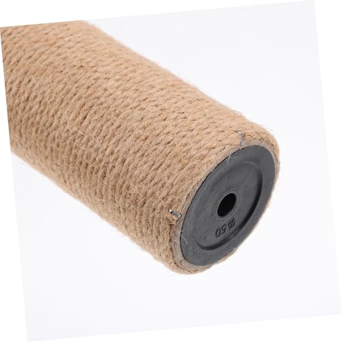 VANZACK Natürliches Jute Katzenkratzpfosten Ersatz DIY Kratzbaum Zubehör Kratzsäule Katzenspielzeug für Zuhause und Möbelschutz von VANZACK