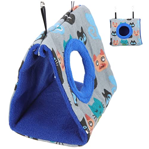 VANZACK Nesthaus Papageienkäfig haustierbett pet Bed haustierfeldbett Papageienzubehör Parrot cage Vogelnest Nester Hamster zubehör Winter-Papagei-Hängematte Papageiennest Baumwolle Blue VANZACK Nesthaus Papageienkäfig haustierbett pet Bed haustierfeldbett Papageienzubehör Parrot cage Vogelnest Nester Hamster zubehör Winter-Papagei-Hängematte Papageiennest Baumwolle Blue von VANZACK