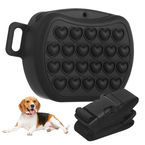 VANZACK Packung Hundefutter Leckerlibeutel Für Die Leine Matte Für Hunde Zinn Pet Feeder Automatic Leckerlibeutel Für Das Haustiertraining Hund Wassernapf Hundesachen Gerät Kieselgel Black von VANZACK