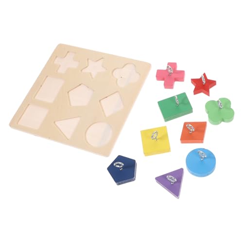 VANZACK Interaktives Buntes Holzspielzeug Für Vögel Pädagogisches Spielzeug Für Papageien Wellensittiche Und Kleine Vögel Fördert Spiel Und Bewegung Farben Zufällig von VANZACK