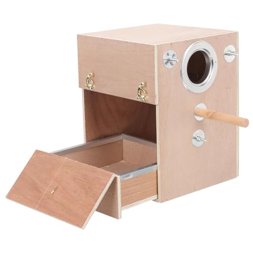 VANZACK Papageien Zuchtbox Sittiche Sittichbedarf Nest Verschachtelung Für Garten Nisthaus Garten Vogelhaus Papageien Paarungshaus Material Seilen Zu Versorgen Vogelhäuser Hölzern VANZACK Papageien Zuchtbox Sittiche Sittichbedarf Nest Verschachtelung Für Garten Nisthaus Garten Vogelhaus Papageien Paarungshaus Material Seilen Zu Versorgen Vogelhäuser Hölzern von VANZACK