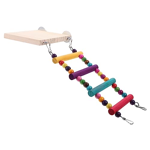 VANZACK Kletterleiter für Vögel Holzleiter für Vogelsitzstangen Plattformleiter für Das Papageientraining Interaktives Spielzeug für Ziervögel VANZACK Kletterleiter für Vögel Holzleiter für Vogelsitzstangen Plattformleiter für Das Papageientraining Interaktives Spielzeug für Ziervögel von VANZACK