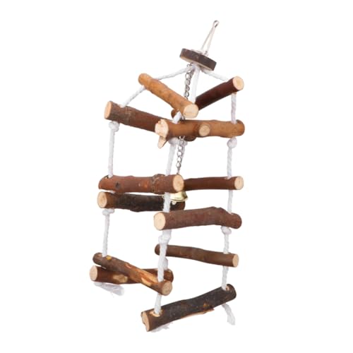 VANZACK Papagei Vogel Spielzeug Vogel Papagei Schaukel Spielzeug Hängen Vogel Spielzeug Holz Schaukel Spielzeug Mini Glocke VANZACK Papagei Vogel Spielzeug Vogel Papagei Schaukel Spielzeug Hängen Vogel Spielzeug Holz Schaukel Spielzeug Mini Glocke von VANZACK