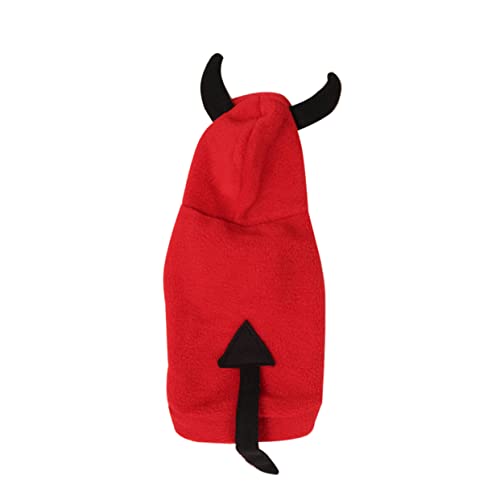 VANZACK Pet Dog Festival Devil Verwandlungskostüm Hundemäntel Mittel Hundekostüme Hunde-Outfit Bulldoggen-Halloween-kostüme Hundekleidung Hundekostüm Halloween Lustig Rot Plüsch VANZACK Pet Dog Festival Devil Verwandlungskostüm Hundemäntel Mittel Hundekostüme Hunde-Outfit Bulldoggen-Halloween-kostüme Hundekleidung Hundekostüm Halloween Lustig Rot Plüsch von VANZACK