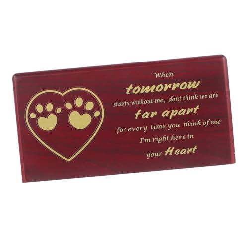 VANZACK Pet Memorial Wooden Urn für Katzen Holzurne zur Aufbewahrung Erinnerungen für Verstorbene Haustiere Rotbraun VANZACK Pet Memorial Wooden Urn für Katzen Holzurne zur Aufbewahrung Erinnerungen für Verstorbene Haustiere Rotbraun von VANZACK