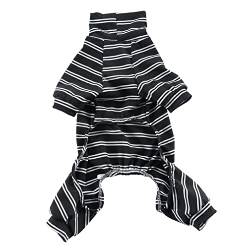 VANZACK Pet Summer Pyjama Hunde-Outfit Hund Hunde-Pyjama Pyjama Haustier Hundehose Hundekleidung Für Welpen Kleine Hundekleidung Bequemer Hundepyjama Hündchen-Pyjama Polyester Schwarz VANZACK Pet Summer Pyjama Hunde-Outfit Hund Hunde-Pyjama Pyjama Haustier Hundehose Hundekleidung Für Welpen Kleine Hundekleidung Bequemer Hundepyjama Hündchen-Pyjama Polyester Schwarz von VANZACK