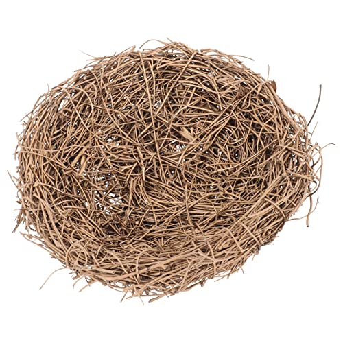 VANZACK Künstliches Rattan Vogel Nest Dekoration Handgefertigtes Nest Für Foto-Requisiten Für Und Ostern-deko Vielseitige Verwendung Wohnraumgestaltung von VANZACK