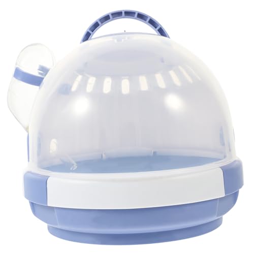 VANZACK Rattenträger Hamster transportbox Hamster Transportkoffer Hamster Reisekäfig Hamsterkäfig Design meerschweinchen käfig Haustierversorgung im Freien Hamsterbehälter Plastik Lavender von VANZACK
