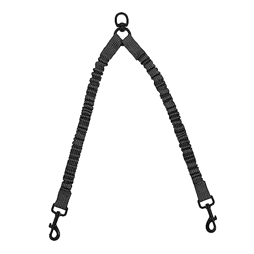 VANZACK Reflektierende Hundeleine für Kleine Haustiere Elastisches Design mit Ergonomischem für Outdoor Aktivitäten Sicher Bedienen Tiefgrau Verpackung von VANZACK