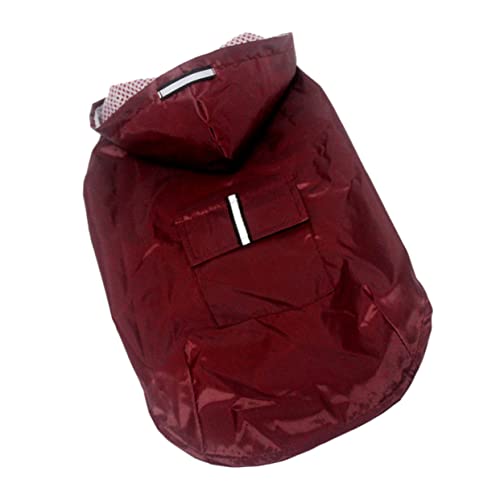 VANZACK Regenmantel Für Haustiere Hund Wimperntusche wasserdichte Welpenregenmantel Regenmäntel Mit Kapuze Für Haustiere Big Dog Regenmantel Regenmäntel Für Haustiere Rot VANZACK Regenmantel Für Haustiere Hund Wimperntusche wasserdichte Welpenregenmantel Regenmäntel Mit Kapuze Für Haustiere Big Dog Regenmantel Regenmäntel Für Haustiere Rot von VANZACK