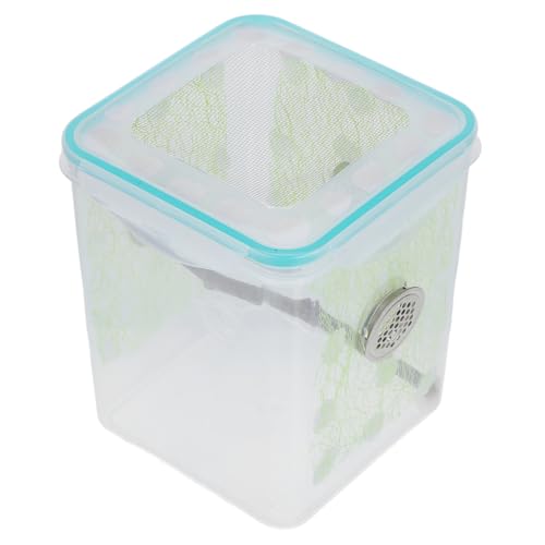 VANZACK Reptilien Fütterungsbox Transparent mit Belüftung Stabiles Terrarium für Gottesanbeterin und Kleine Wirbellose Tragbarer Zuchtbehälter aus Kunststoff und Holz Kompakte Insekten VANZACK Reptilien Fütterungsbox Transparent mit Belüftung Stabiles Terrarium für Gottesanbeterin und Kleine Wirbellose Tragbarer Zuchtbehälter aus Kunststoff und Holz Kompakte Insekten von VANZACK