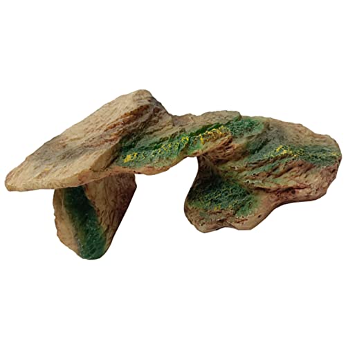 VANZACK Sonnenplattform Für Wasserschildkröten Reptilienzubehör Terrarium Dekoration Naturgetreue Details Versteck Für Frösche Und Eidechsen Harz Felsenornament VANZACK Sonnenplattform Für Wasserschildkröten Reptilienzubehör Terrarium Dekoration Naturgetreue Details Versteck Für Frösche Und Eidechsen Harz Felsenornament von VANZACK