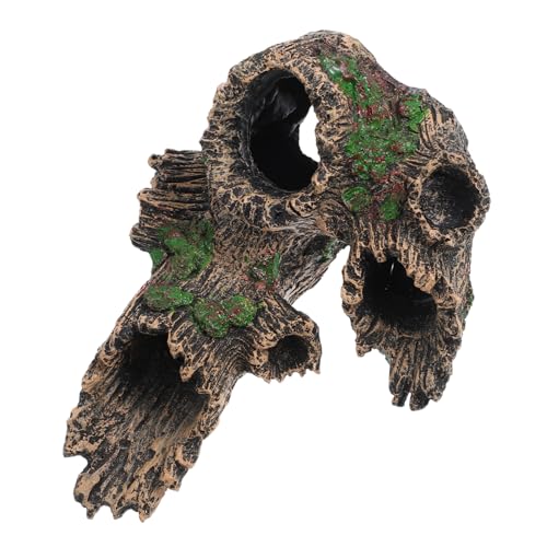 VANZACK Resin Baumstamm Aquarium Dekoration Hohle Baumstamm Landschaftsversteck für Fische Garnelen und Reptilien Natürliche Kunstharz Figur Kompakt und Langlebig Versteck für VANZACK Resin Baumstamm Aquarium Dekoration Hohle Baumstamm Landschaftsversteck für Fische Garnelen und Reptilien Natürliche Kunstharz Figur Kompakt und Langlebig Versteck für von VANZACK