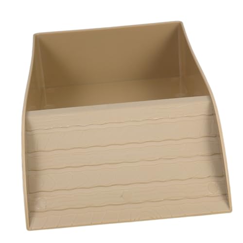 VANZACK Schildkrötenbadewanne Turtle Panzerzubehör Schildkrötenplattform Für Aquarium Schildkrötenlebensraumrampe Schildkrötenbecken Reptilienkletterspielzeug Plastik Coffee von VANZACK