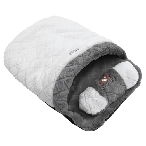 VANZACK Schlafsack Für Haustiere Katzenbett Haustierbett Betttasche Für Haustiere Katze Warmes Nest Katzennest Schlafsack Für Kätzchen Haustiernest Katzenhöhle Baumwolle Coffee VANZACK Schlafsack Für Haustiere Katzenbett Haustierbett Betttasche Für Haustiere Katze Warmes Nest Katzennest Schlafsack Für Kätzchen Haustiernest Katzenhöhle Baumwolle Coffee von VANZACK