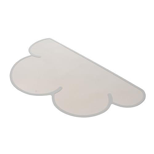 VANZACK Silikon-Tischset für Haustiere Saugfähig Katzenfuttermatte Hund geformt katzenfutter unterlage katzenfutter Matte Bodenbelag für Katzennapf Katze Silikonkissen Kieselgel Light Grey von VANZACK