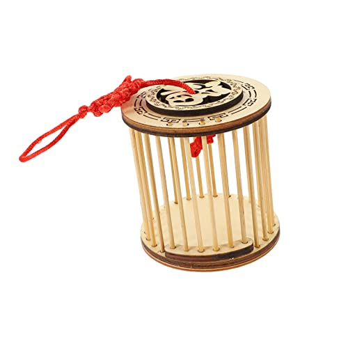 VANZACK Singvogelkäfig Zucht Bug Catcher Insect Catcher Grashüpferkäfig Kreativer Insektenkäfig Tragbarer Insektenkäfig Werkzeug Heuschreckenkäfig im Freien Träger Container Bambus Khaki von VANZACK