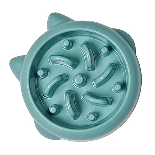 VANZACK Slow-Food-Bowl Futternäpfe für Hunde Schüssel Futterspender Haustiere groß plastikschälchen pet Bowl Dog Bowls Slow Feeder Hundenapf Slow Bowl Feeder für Hunde Green von VANZACK