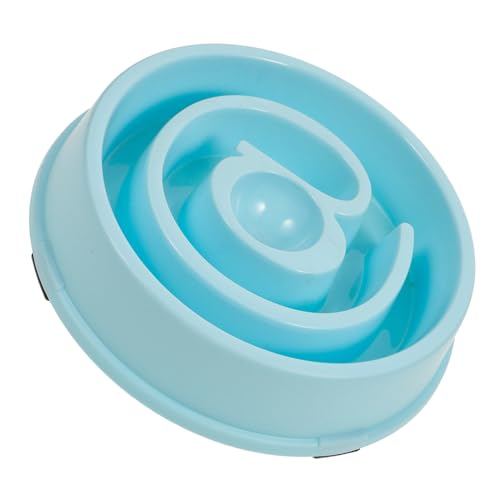 VANZACK Slow-Food-Bowl Tierfutterbehälter Langsam essender Hundenapf Schüssel Hundenäpfe Welpe pet Bowl hundekot Hundehaufen Langsam fressender Katzennapf Hundewasserschale Katzenhund Blue von VANZACK
