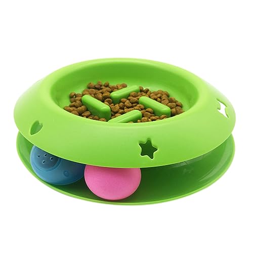 VANZACK Slow-Food-Bowl stoffball Rolling Ball Rollender Ball katzenfutter schüssel Katzenfutterschüssel Slow Feeder für Haustiere Futternapf für Haustiere Futterautomat für Haustiere von VANZACK