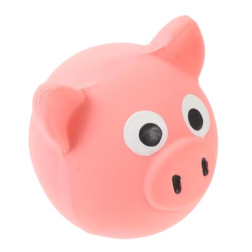 VANZACK Squeaky Cartoon Schweinekopf Kauspielzeug für Kleine und Mittelgroße Interaktives und Langlebiges für Drinnen und Draußen VANZACK Squeaky Cartoon Schweinekopf Kauspielzeug für Kleine und Mittelgroße Interaktives und Langlebiges für Drinnen und Draußen von VANZACK