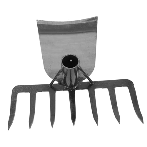 VANZACK Stahlgartenwerkzeug Stahlhacke Outdoor-gartenhacke Handgeführte Kleine Hacke Gartenhackwerkzeug Gartenwerkzeug Aus Stahl Kompaktes Gartengerät Gartenhacke Kopf Rostfreier Stahl von VANZACK