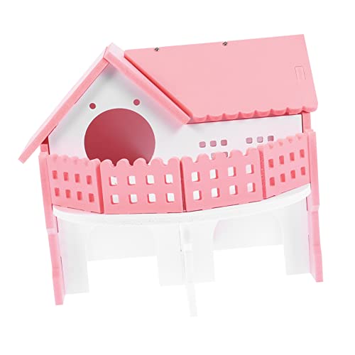 VANZACK Stöckige Hamstervilla Luxuriöses Versteck Für Kleine Haustiere Großes Schlafhaus Aus Ökologischen MDF Platten Zartem Für Hamster Und Andere VANZACK Stöckige Hamstervilla Luxuriöses Versteck Für Kleine Haustiere Großes Schlafhaus Aus Ökologischen MDF Platten Zartem Für Hamster Und Andere von VANZACK