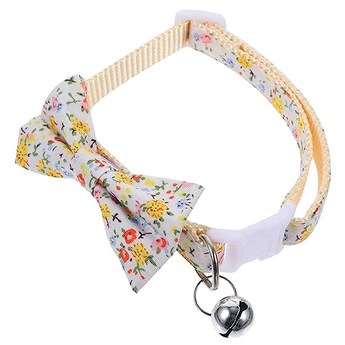 VANZACK Süßes Katzenhalsband mit Glocke und Fliege Verstellbares Katzenglocken für und Kleine Dekoratives Haustierhalsband für Besondere Anlässe von VANZACK