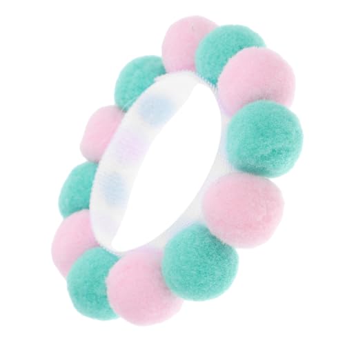 VANZACK Plüschball Haustierkragen Für Und Hunde Verstellbar Niedliches Cartoon-Design Modisches Für Partys DIY Hundehalsband Warm Und Bequem von VANZACK