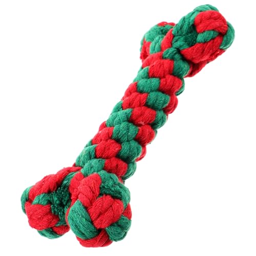 VANZACK Tierknochenspielzeug Hundespielzeug Behandeln Für Hund Zäh Hundespielzeug Plüsch Beißspielzeug Für Welpen Weihnachten Kauspielzeug Für Welpen Beissen Zahnen Baumwollseil von VANZACK
