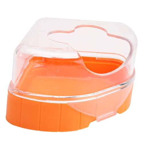 VANZACK Transparente Hamster Toilette Hamster Badehaus mit Glatter Oberfläche Geruchsneutral Pflegeleicht Stilvolles Design für Sauberes Kleintiergehege von VANZACK
